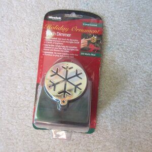 NIB/Tree Light Touch Dimmer ~ 3 Levels ~ No More Crawling Under Tree!!!